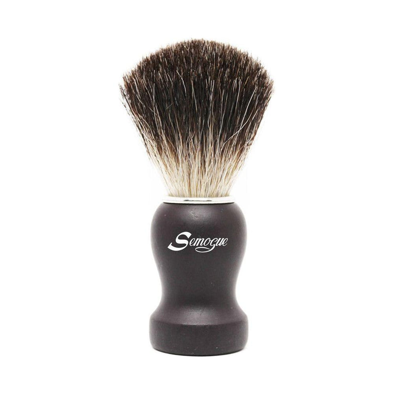 Semogue Semogue Pharos-c3 Pure Black Badger Shaving Brush - Black Shaving Brush Dark Slate Gray