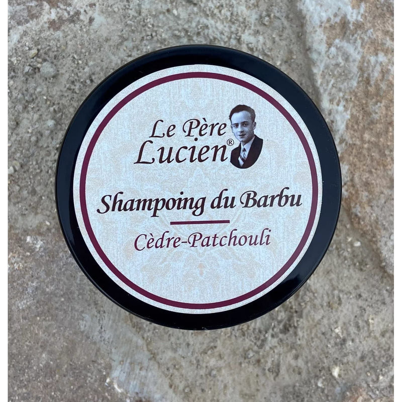 Le Pere Lucien Le Pere Lucien Cedre Patchouli Natural Beard Shampoo 100g Beard Shampoo Dark Gray