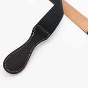 Dural Dural Straight Razor Strop Leather Sharpening Strap 20" Black Barber Strop Straight Razor Strop Dark Slate Gray