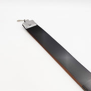 Dural Dural Straight Razor Strop Leather Sharpening Strap 20" Black Barber Strop Straight Razor Strop White Smoke