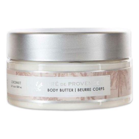 Pre De Provence Pre De Provence Coconut Body Butter 6.7 oz Body Butter Light Gray
