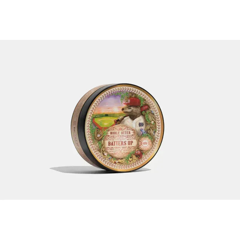 Noble Otter Noble Otter Soap Co. Batters Up Shaving Collection Shaving Set White Smoke Shaving Soap 4 oz
