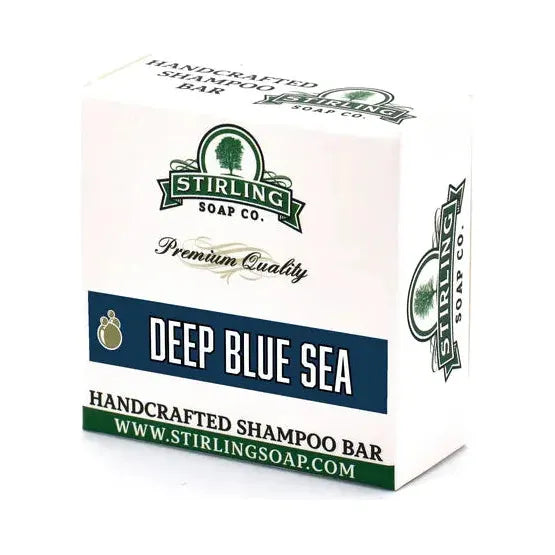 Stirling Soap Co Stirling Soap Co. Deep Blue Sea Shampoo Bar 3.8 Oz Shampoo Bar White Smoke