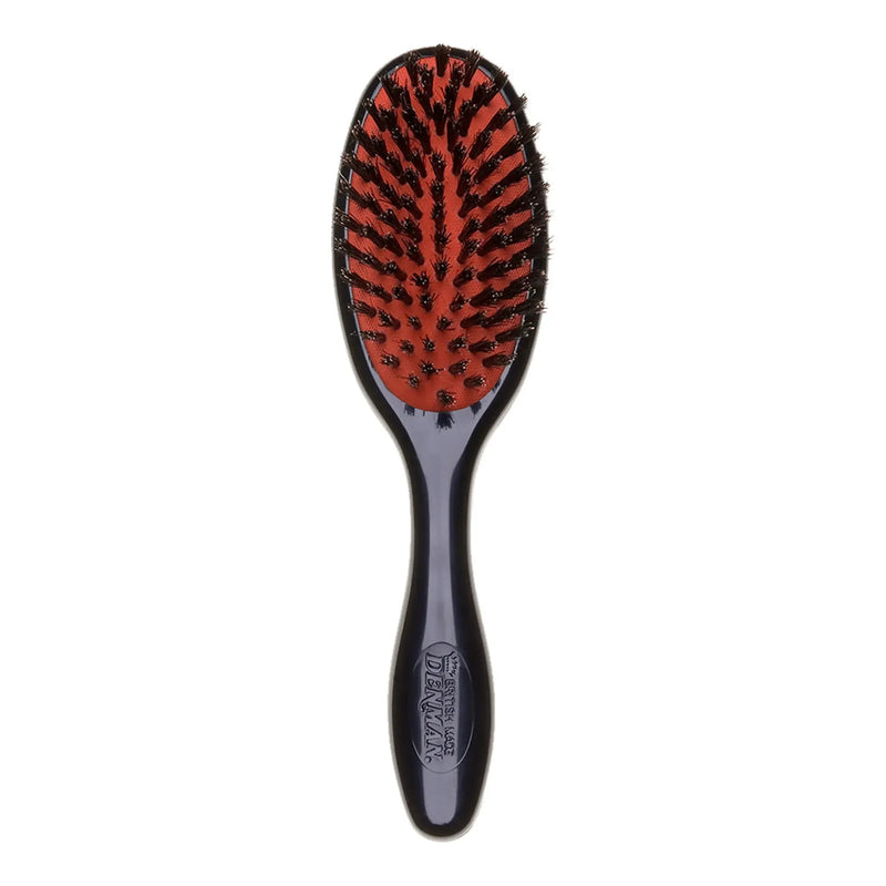 Denman Denman D82S Natural Bristle Small Hair Brush Hair Brush Black