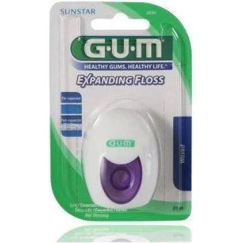 Gum GUM Expanding Dental Floss 30m Dental Floss Light Gray