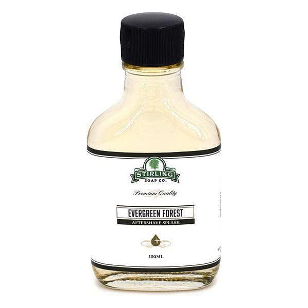 Stirling Soap Co Stirling Soap Co. Evergreen Forest Shaving Collection Shaving Set Dark Slate Gray Aftershave 3.4oz