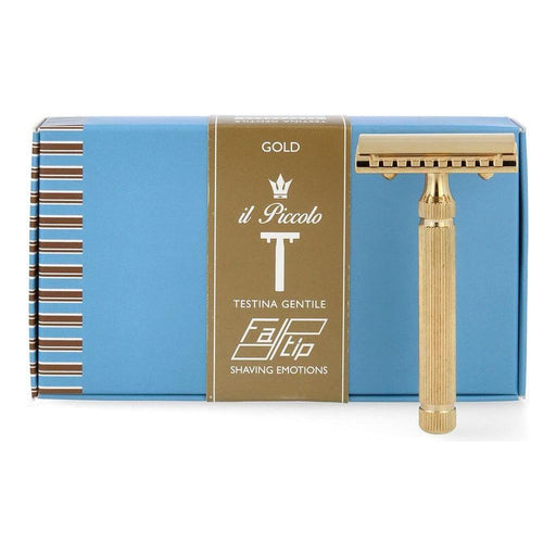 Fatip Fatip Double Edge Safety Razor Gold Piccolo Gentile Shaving & Grooming Cadet Blue