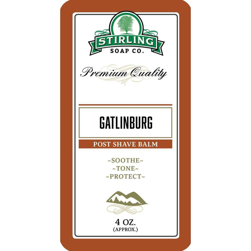 Stirling Soap Co Stirling Soap Co. Gatlinburg Shaving Collection Shaving Set Sienna Post Shave Balm 4oz