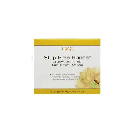 GiGi Gigi Strip Free Honee Microwave Formula Hair Removal System 35 Piece Kit - 16 Oz Hair Removal System Antique White