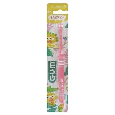 Gum GUM Baby 0 Month+ 213 Soft Toothbrush Pink Baby Toothbrush Gray