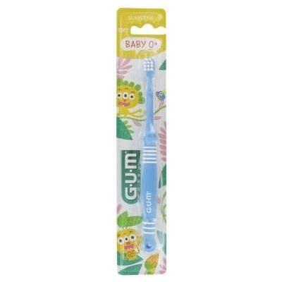 Gum GUM Baby 0 Month+ 213 Soft Toothbrush Blue Baby Toothbrush Light Gray