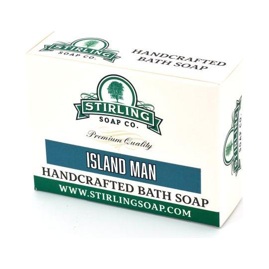 Stirling Soap Co Stirling Soap Co. Island Man Bath Soap 5.5 Oz Bath Soap White Smoke