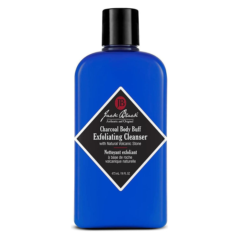 Jack Black Jack Black Charcoal Body Buff Exfoliating Cleanser, 16-oz. Body Cleanser Royal Blue