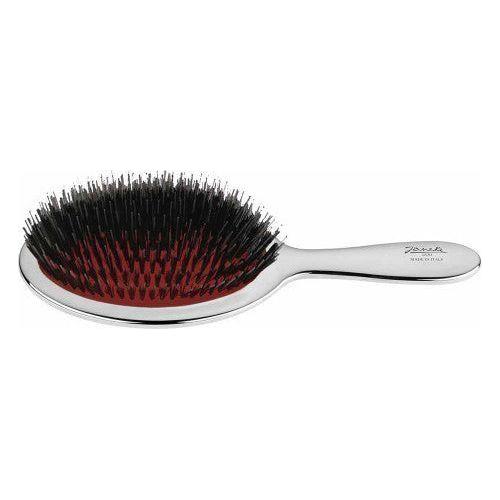 Janeke Janeke Chromium Hair Brush Lg Hair Brush Light Gray