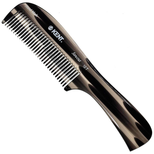 KENT Kent Hand Made Thick Hair Comb 10T G Hair Comb Gray