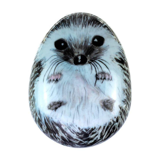 KENT Kent PHOG Hedgehog Pebble Scalp Massager Shampoo Brush, Shower Brush, and Travel Size Detangling Brush - 5 Oz Scalp Massager Shampoo Brush Light Steel Blue