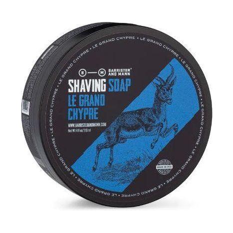 Barrister & Mann Barrister & Mann Le Grand Chypre Collection Shaving Set Dark Slate Gray Shaving Soap 4 Oz