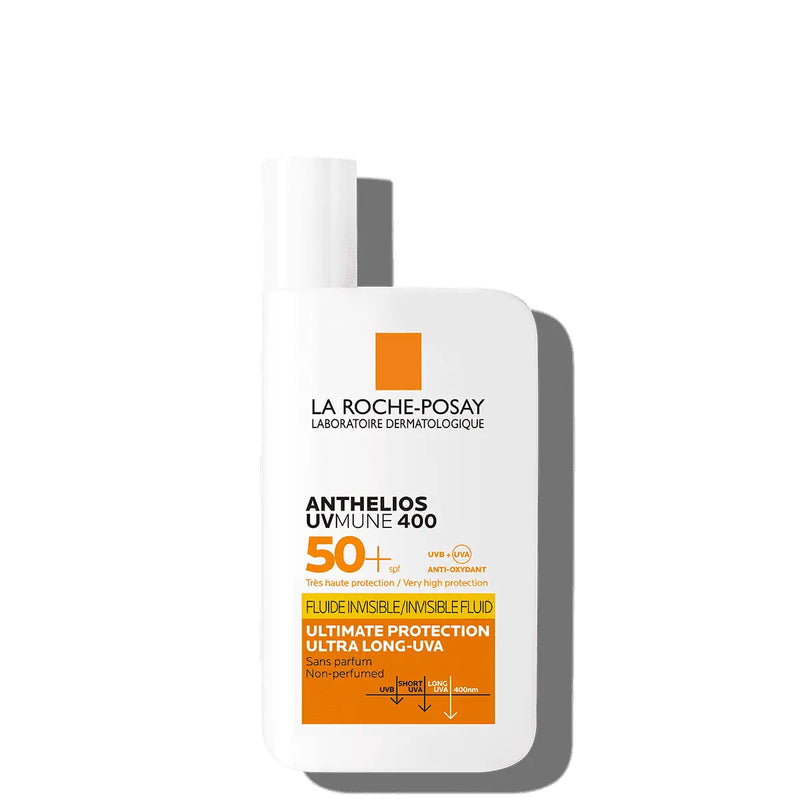 La Roche-Posay La Roche-Posay Anthelios UVMune 400 Invisible Fluid SPF50+ 50ml Sunscreen White Smoke