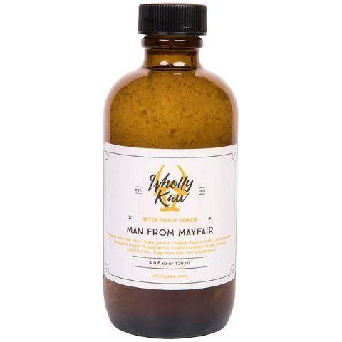 WhollyKaw Wholly Kaw Man from Mayfair Shaving Collection Shaving Set Sienna Aftershave Toner 4 oz
