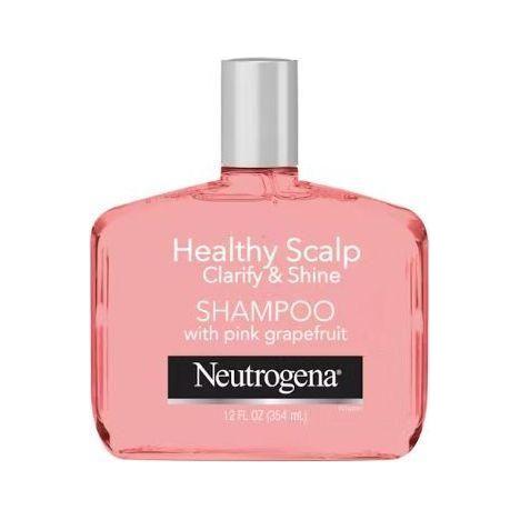 Neutrogena Neutrogen Pink Grapefruit Clarify & Shine Shampoo 12 oz Shampoo Light Pink