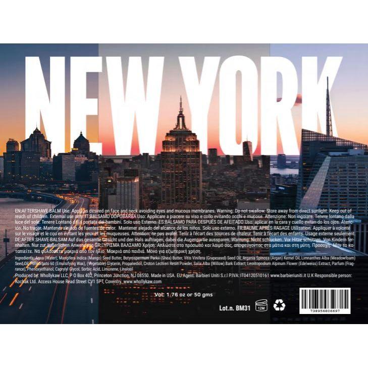 WhollyKaw Wholly Kaw New York Shaving Collection Shaving Set Light Gray Aftershave Balm 1.76 oz