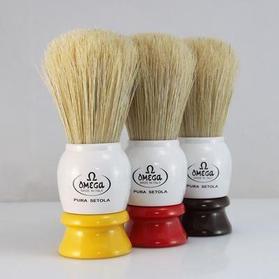 Omega Omega Shaving Brush Bristle Variable Color 10075 Shaving Brush Gray