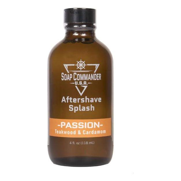 Soap Commander Soap Commander Passion After Shave Splash 4 Oz After Shave Splash Dark Olive Green