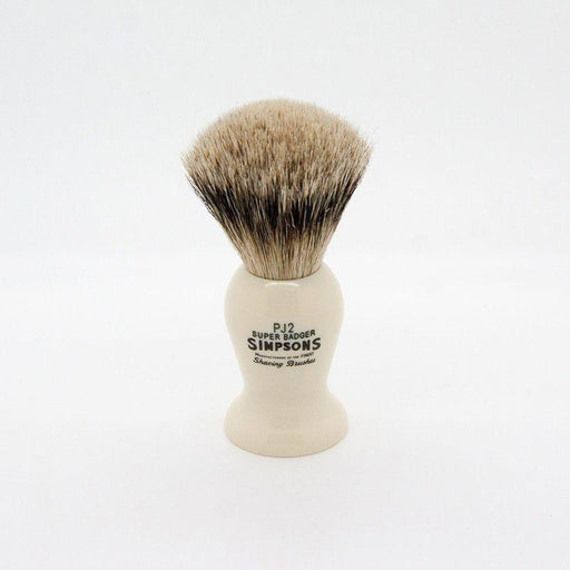 Simpsons Simpsons Persian Jar Pj2 Super Badger Hair Shaving Brush Shaving Brush White Smoke