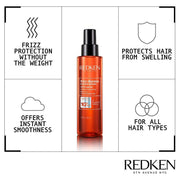 Redken Redken Frizz Dismiss Instant Deflate Oil-In-Serum 4.2oz Hair Oil-In-Serum Black