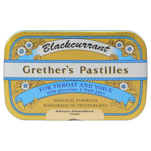 Grether's Pastilles Grether's Pastilles Blackcurrant Sugarfree 2.125 Oz. Pastilles Light Steel Blue