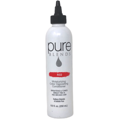 Pure Blends Pure Blends Hydrating Color Depositing Conditioner Red 8.5 oz / 250 ml Hair Conditioner Light Gray