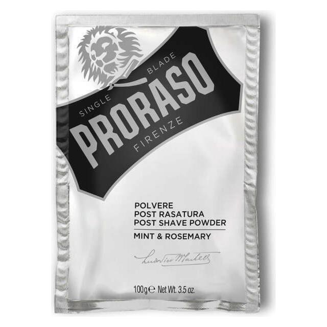 Proraso Proraso Mint & Rosemary Classic Post Shave Powder 100g Post Shave Powder Light Gray