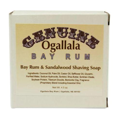 Ogallala Ogallala Bay Rum & Sandalwood Shaving Soap 4.5 Oz Shaving Soap Gray
