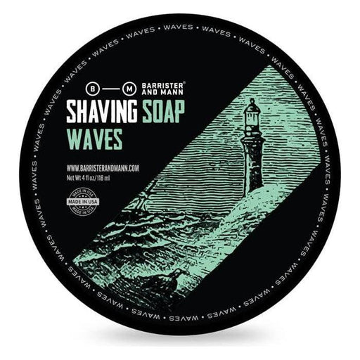 Barrister & Mann Barrister & Mann Waves Collection Shaving Set Black Shaving Soap 4 Oz