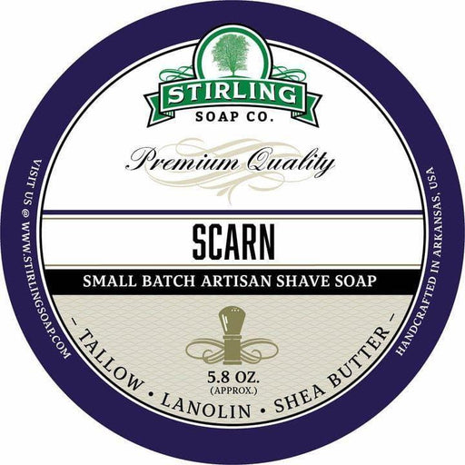 Stirling Soap Co Stirling Soap Co. Scarn Shaving Collection Shaving Set Dark Slate Gray Shaving Soap 5.8oz