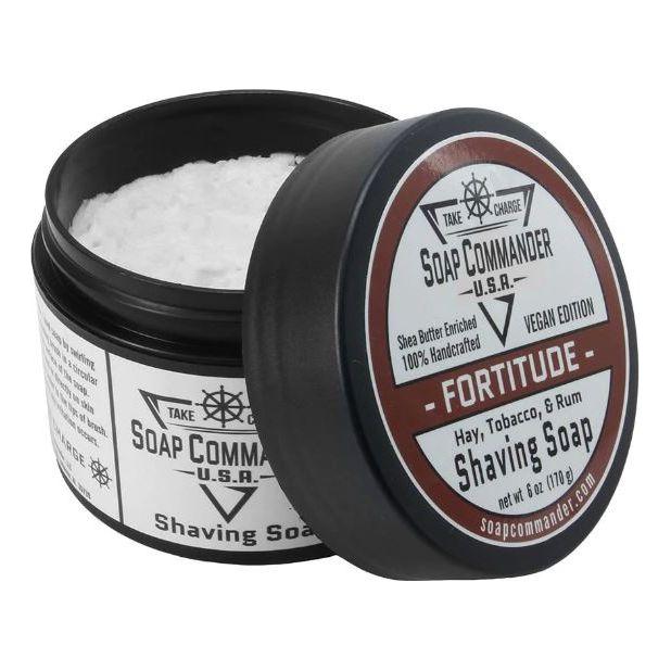 Soap Commander Soap Commander Fortitude Shaving Soap 6 Oz Shaving Soap Light Gray