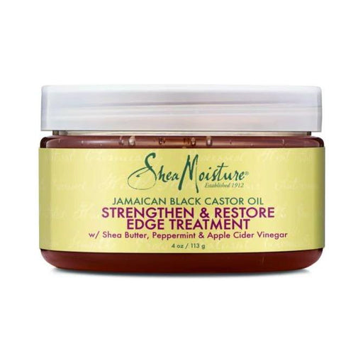 SheaMoisture SheaMoisture Jamaican Black Castor Oil Strengthen & Restore Edge Treatment 4 Oz Hair Treatment Light Goldenrod