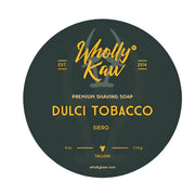 WhollyKaw Wholly Kaw Dulci Tabacco Shaving Collection Shaving Set Black Shaving Soap 4 oz