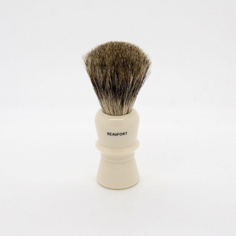 Simpsons Simpson Beaufort B4 Pure Badger Shaving Brush Shaving Brush White Smoke
