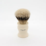 Simpsons Simpsons Tulip T4 Super Badger Hair Shaving Brush Shaving Brush White Smoke