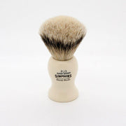 Simpsons Simpson Persian Jar 3 Super Badger Shaving Brush Shaving Brush White Smoke