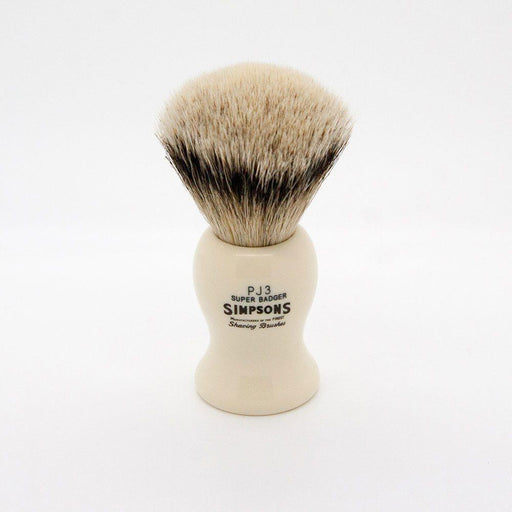 Simpsons Simpson Persian Jar 3 Super Badger Shaving Brush Shaving Brush White Smoke