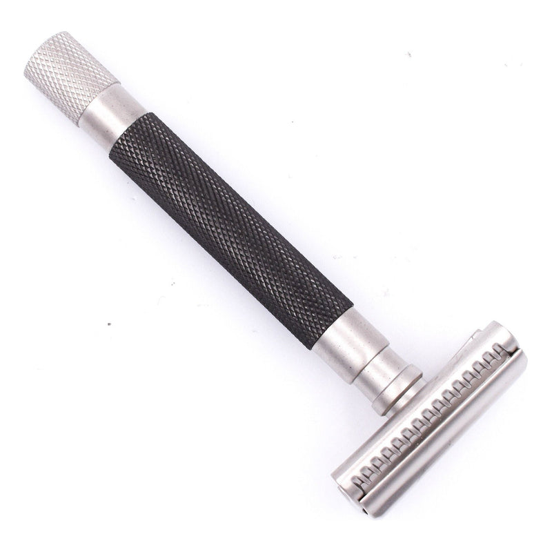 Parker Parker 55SL-GR Graphite Semi Slant 3 Piece Safety Razor Safety Razor Dark Slate Gray
