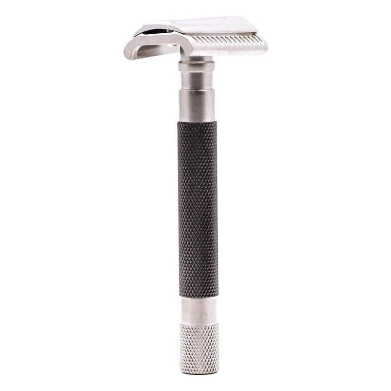 Parker Parker 55SL-GR Graphite Semi Slant 3 Piece Safety Razor Safety Razor Light Gray
