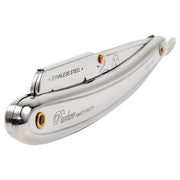 Parker Parker SR1 31R Clip-Type Stainless Steel Handle Straight Barber Shavette Razor Shavette Razor Light Gray