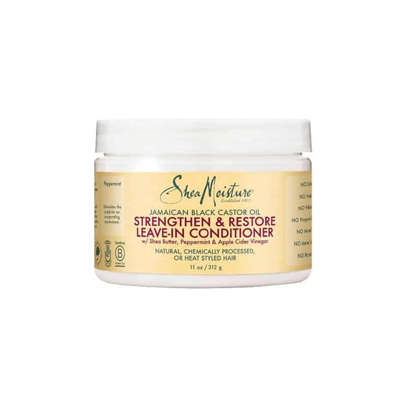 SheaMoisture SheaMoisture Jamaican Black Castor Oil Leave-In Conditioner Strengthen & Restore 312g Leave-In Conditioner Bisque