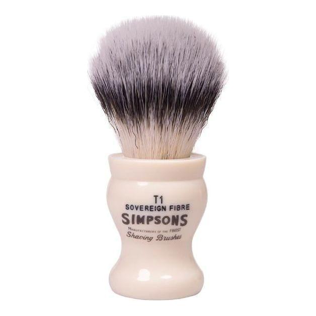 Simpsons Simpson Tulip T1 Sovereign Grade Synthetic Fibre Shaving Brush Shaving Brush Gray