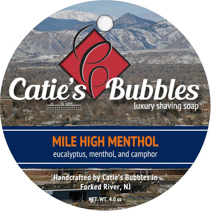 Catie's Bubbles Catie's Bubbles Mile High Menthol Shaving Soap 4 Oz Shaving Soap Dark Slate Gray