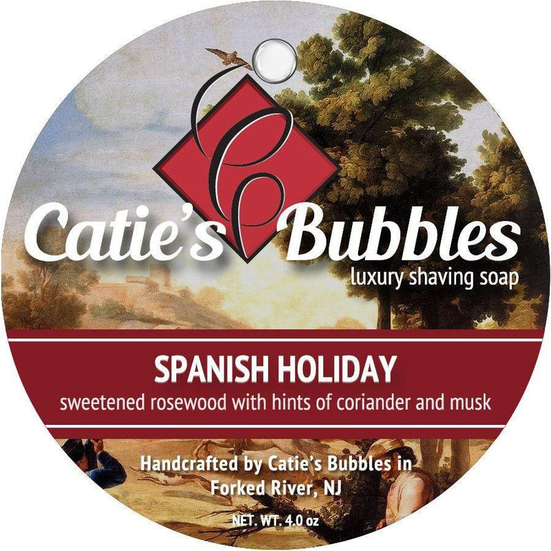 Catie's Bubbles Catie's Bubbles Spanish Holiday Shaving Collection Shaving Set Sienna Shaving Soap 4oz