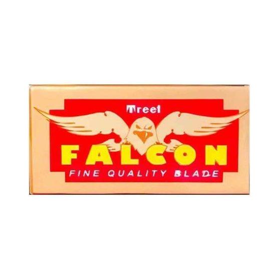 Treet Treet Falcon Carbon Steel Double Edge Razor Blades 10 Blades Razor Blades Red